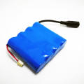 Rechargeable 1s4p 3.7V 18650 10400mAh/11200mAh Lithium Ion Battery Pack with BMS and Connector